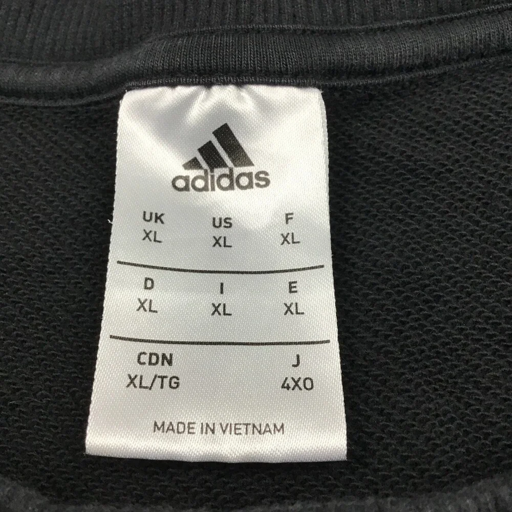 Atlanta United FC Sweatshirt Men Extra Large Black Adidas Crew MLS Pullover XL *